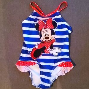 Minnie Mouse Stripped Swimsuit